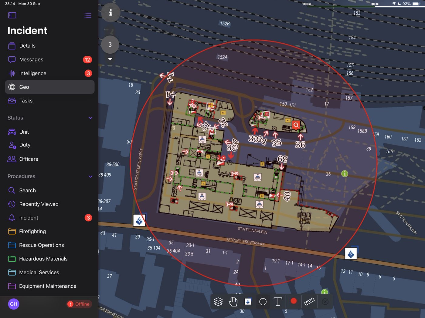 LIVEOP Response real-time 3D operational geo-viewer
